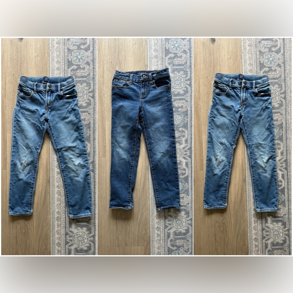 Lot of 3 Jeans 1 x Old Navy Size 7 and 2 x Gap Size 7